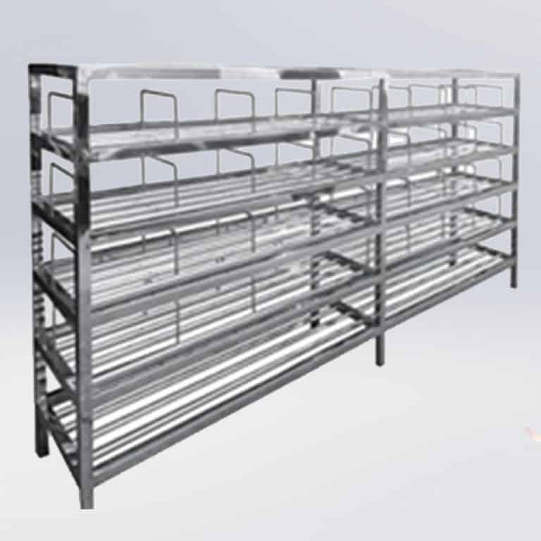 ชั้นวางรองเท้าแบบมีที่กั้น