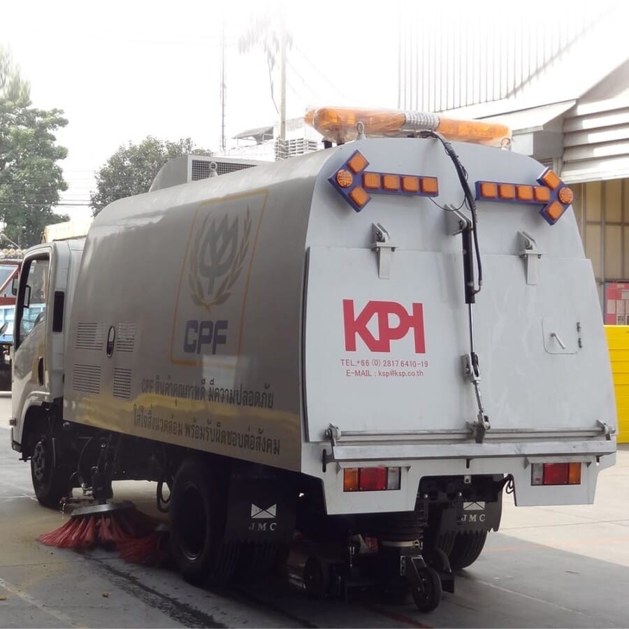 รถกวาดและดูดฝุ่นขนาดเล็ก